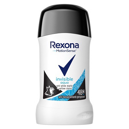 Rexona stick Invisibla aqua 40ml | Kosmetické a dentální výrobky - Dámská kosmetika - Deodoranty - Tuhé deo, roll-on